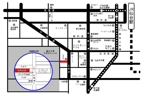 クリックすると拡大地図が出ます